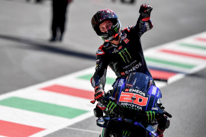 Quartararo menjadi yang tercepat dengan catatan waktu 41 menit 16,344 detik.