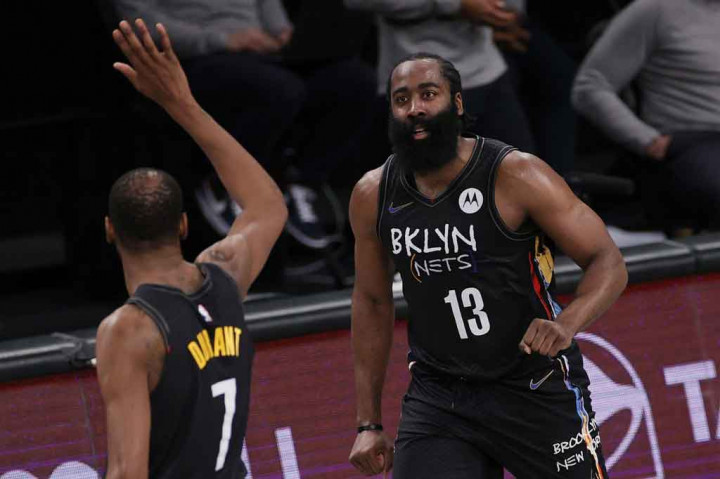 Harden memasukkan 10 dari total 17 lemparan dan menciptakan triple-double keempat selama karirnya bermain di playoff dan triple-double Nets ke-11 dalam playoff. 10 triple-double Nets lainnya diciptakan oleh Jason Kidd.