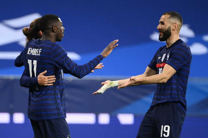 Prancis yang mendominasi pertandingan akhirnya berhasil menambah keunggulan menjadi 3-0 lewt Ousmane Dembele, setelah menyelesaikan bola pantul sepakan Benzema yang membentur tiang gawang.