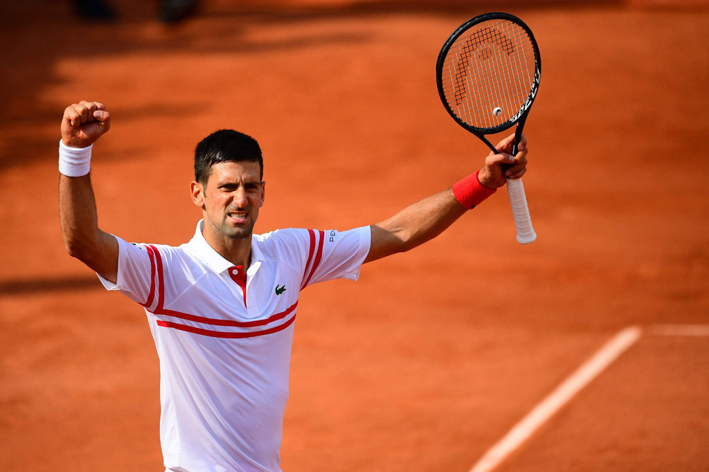Unggulan teratas Novak Djokovic melangkah ke babak ketiga turnamen tenis Prancis Terbuka, Kamis, 3 Juni 2021 waktu setempat.