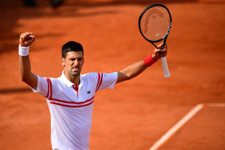 Unggulan teratas Novak Djokovic melangkah ke babak ketiga turnamen tenis Prancis Terbuka, Kamis, 3 Juni 2021 waktu setempat.