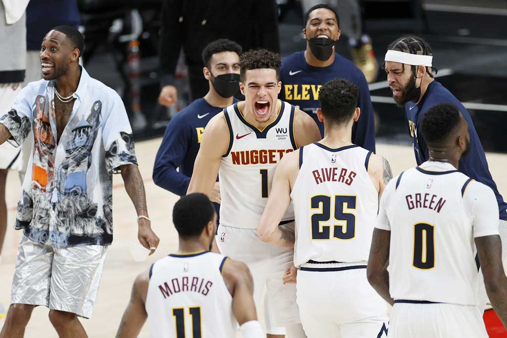 Kemenangan Denver tersebut juga sekaligus membalas kekalahan tujuh seri mereka dari Blazers pada 2019. Sementara Blazers tersingkir pada babak pertama untuk musim kedua berturut-turut dan keempat kalinya dalam lima musim terakhir mereka.