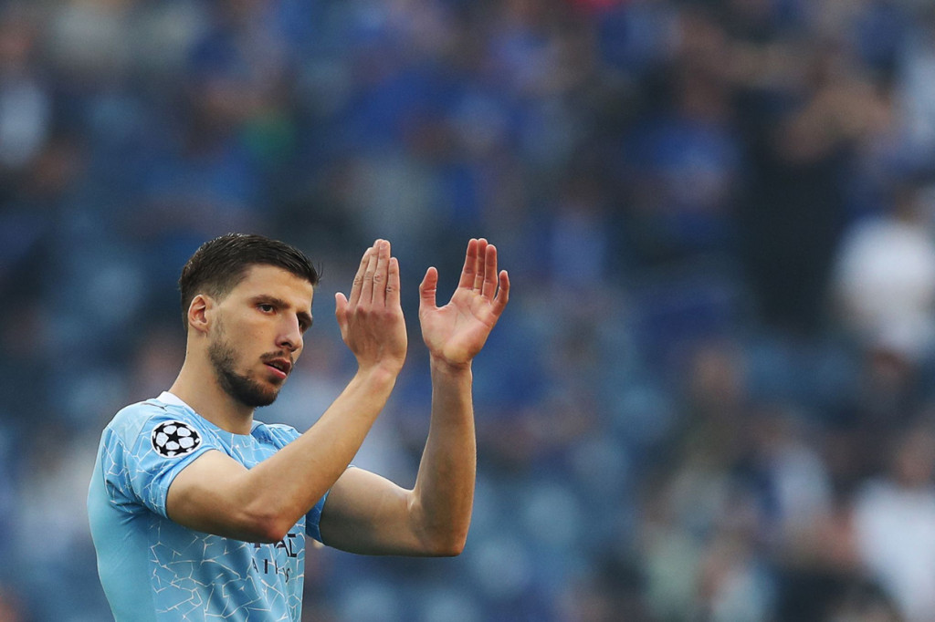 Bek Manchester City, Ruben Dias, resmi dinobatkan sebagai pemain terbaik Liga Inggris 2020-2021, Sabtu, 5 Juni 2021, malam WIB.