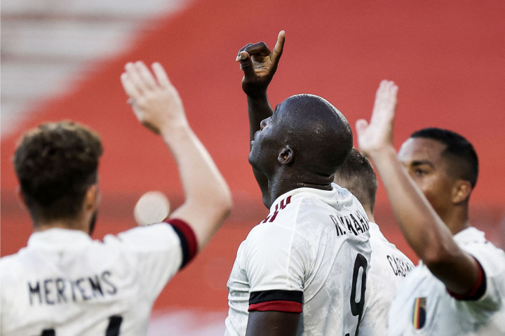 Romelu Lukaku tampil sebagai penentu kemenangan Belgia dengan golnya di babak pertama.
