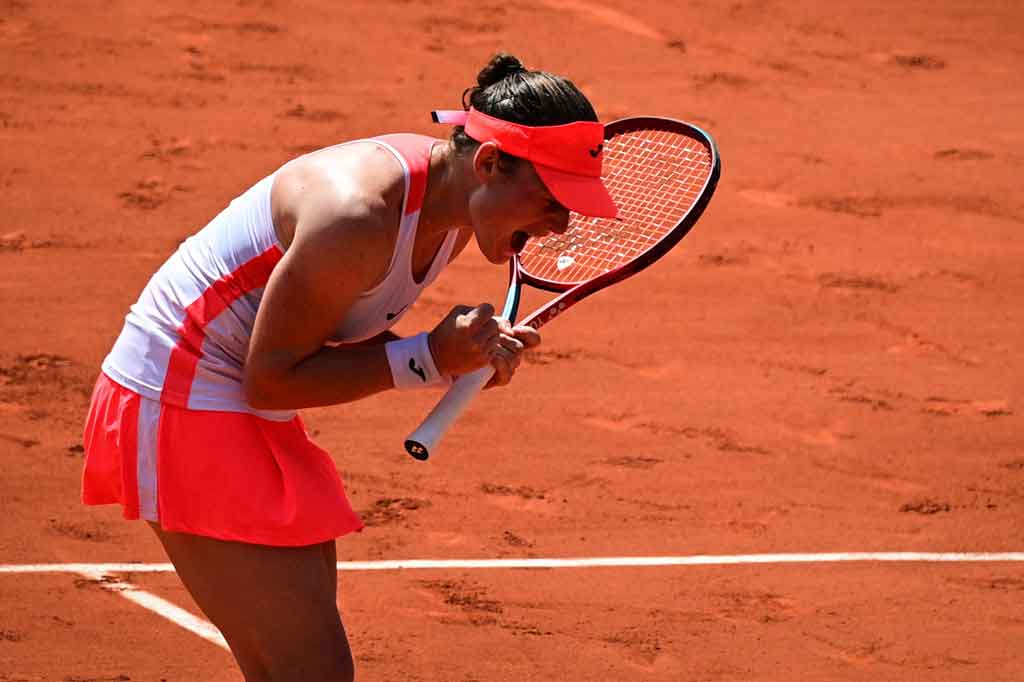 Dengan keberhasilannya tersebut, Zidansek menjadi perempuan Slovenia pertama yang mencapai semifinal Grand Slam.