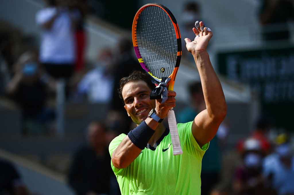 Unggulan ketiga asal Spanyol itu lolos dari kekalahan satu set dari petenis Argentina Diego Schwartzman 6-3, 4-6, 6-4, 6-0.