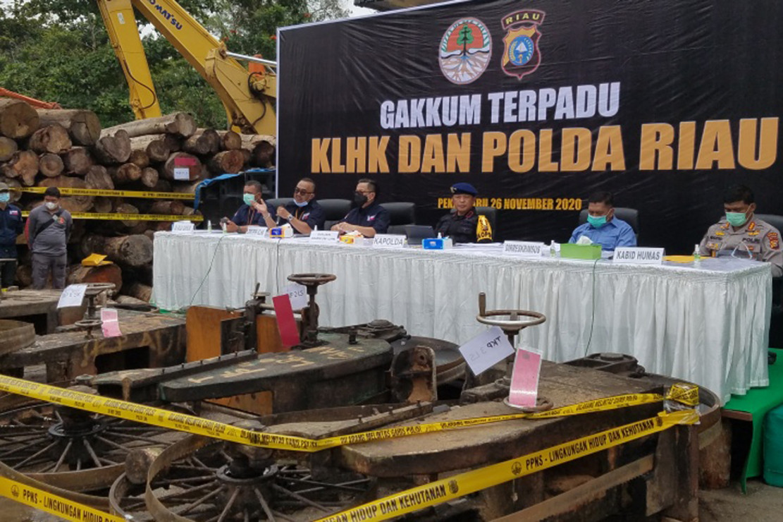 KLHK Hentikan Illegal Logging di Suaka Margasatwa Rimbang Baling