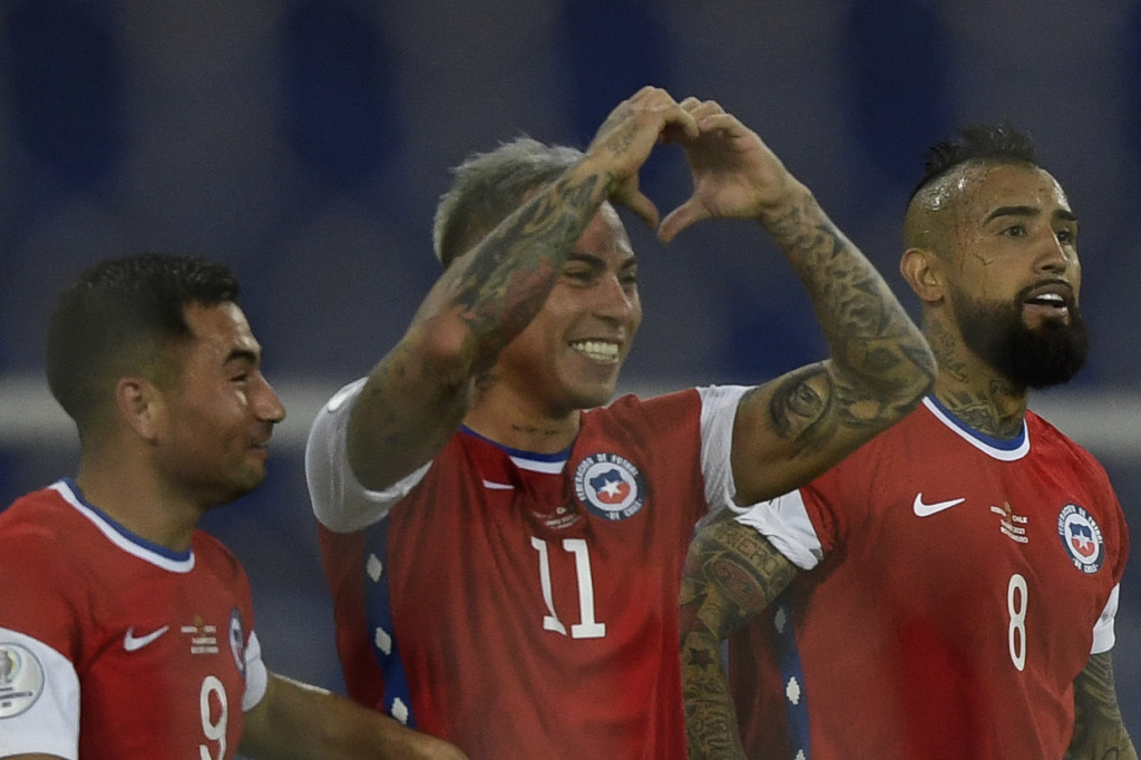 Sementara itu, Chile berhasil menciptakan gol balasan di babak kedua.