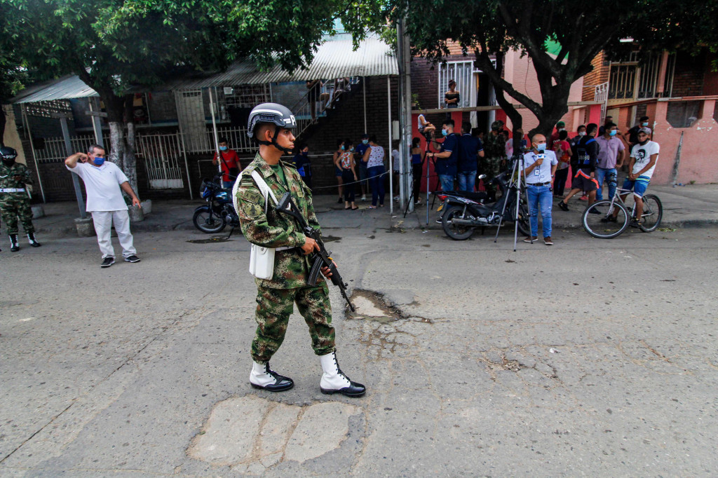 Ledakan terjadi di sebuah pangkalan yang digunakan oleh Brigade Angkatan Darat ke-30 di kota timur laut dekat perbatasan dengan Venezuela. 
