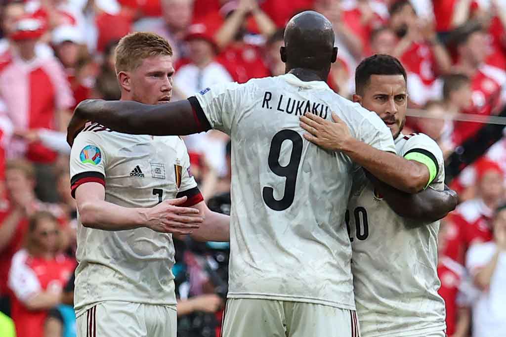 Dengan kemenangan tersebut Belgia memuncaki klasemen Grup B dengan koleksi enam poin dari dua pertandingan, sedangkan Denmark di urutan terbawah dengan nol poin.