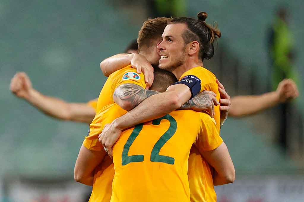 Tim Nasional Wales menjejakkan satu kaki di babak 16 besar Euro 2020 seusai membekap Turki 2-0 dalam lanjutan Grup A di Stadion Olimpiade Baku, Baku, Azerbaijan, Kamis, 17 Juni 2021 dini hari WIB.