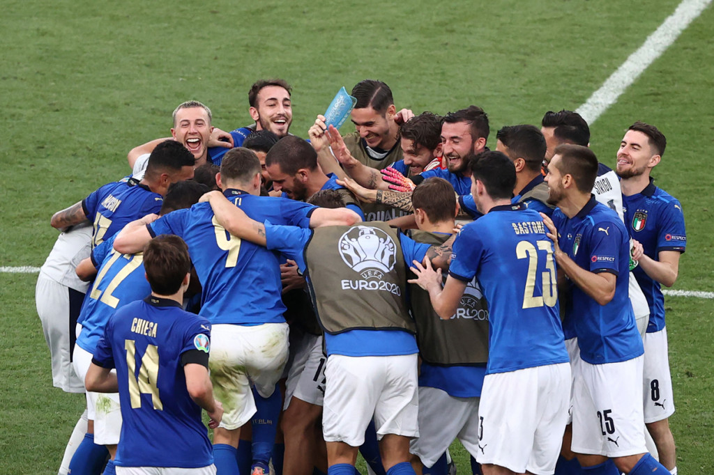 Hasil ini memperpanjang laju tak terkalahkan Italia menjadi 30 pertandingan.