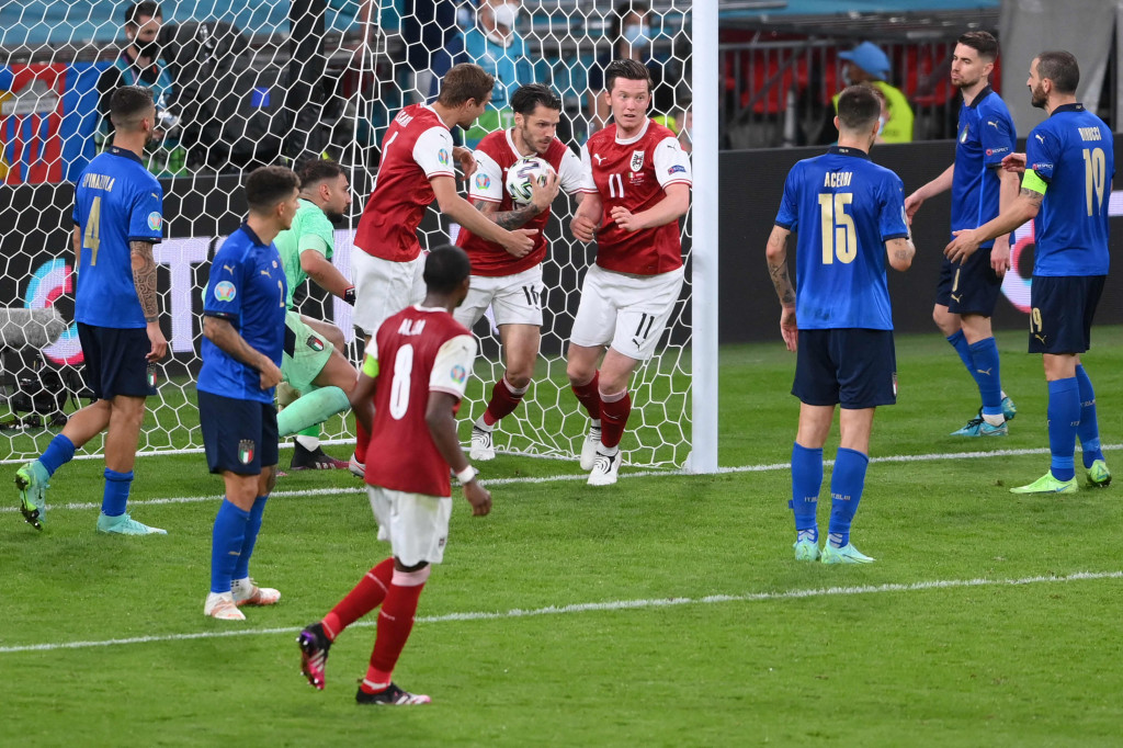 Austria hanya mampu menipiskan ketinggalan dari gol Sasa Kalajdzic di menit ke-114.
