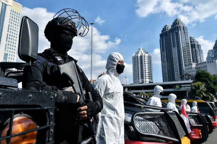 Secara total Polda Metro Jaya melakukan penyekatan di 63 titik di Jadetabek dalam rangka pembatasan dan pengendalian mobilitas masyarakat sesuai kebijakan PPKM Darurat.