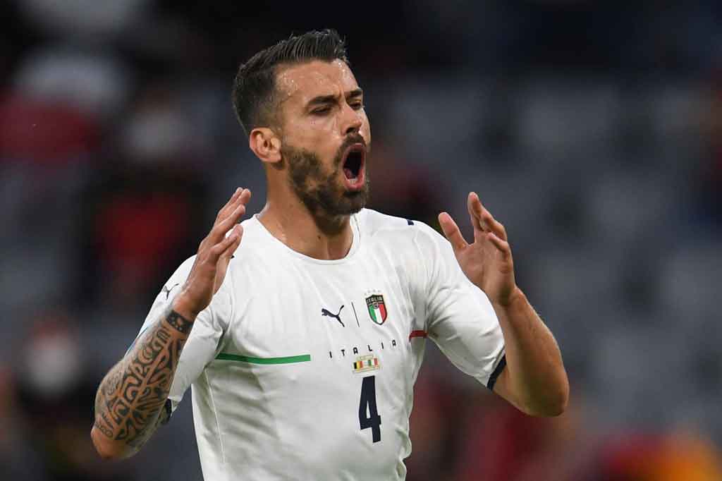 Italia nyaris menciptakan gol ketiga pada menit ke-66 ketika Spinazzola sudah tepat menyambut bola namun sayang dia gagal menuntaskannya menjadi gol.