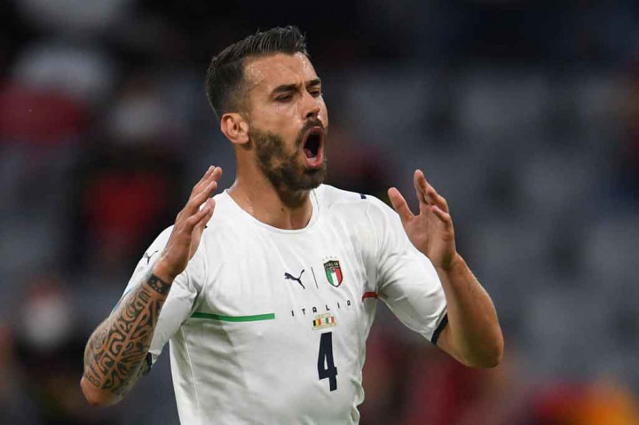 Italia nyaris menciptakan gol ketiga pada menit ke-66 ketika Spinazzola sudah tepat menyambut bola namun sayang dia gagal menuntaskannya menjadi gol.