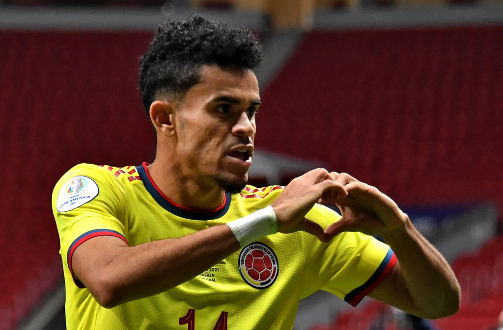 Setelah itu, Kolombia mampu menyamakan kedudukan berkat penyelesaian akhir Luis Diaz pada menit ke-61.