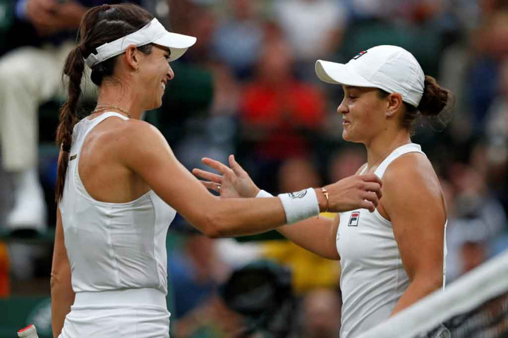 Petenis berusia 25 tahun tersebut hanya membutuhkan waktu 66 menit untuk mengalahkan Tomljanovic, dengan skor 6-1, 6-3 pada babak perempat final Wimbledon.