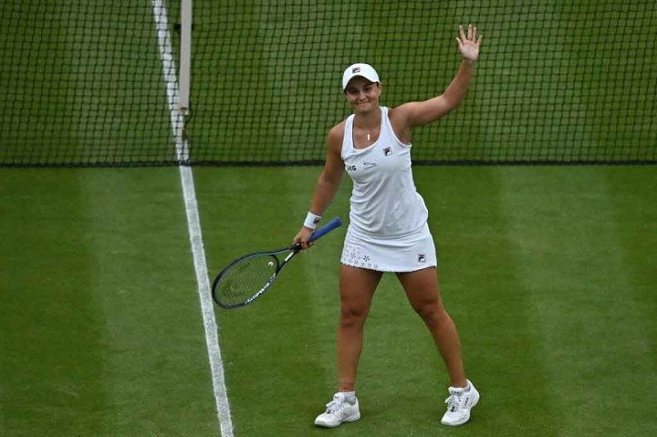 Kemenangan ini membuat Barty menuju semifinal Grand Slam untuk ketiga kalinya dan yang pertama di ajang Grand Slam lapangan rumput Wimbledon.