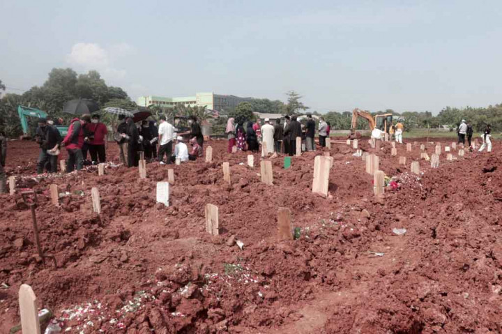 Wali Kota Bekasi Rahmat Effendi mengatakan, meluasnya lahan pemakaman itu terjadi seiring meningkatnya angka kematian akibat covid-19 di wilayah setempat.