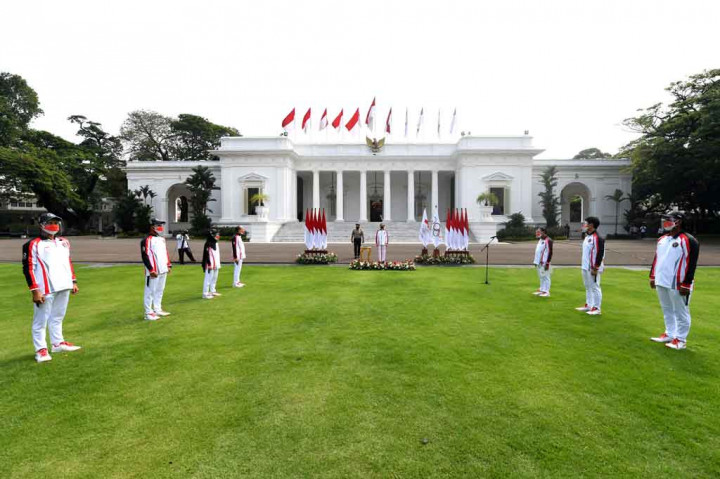 Presiden mengatakan dirinya sudah mengetahui bahwa para atlet telah berlatih keras untuk mencapai prestasi di Olimpiade Tokyo. Para atlet juga dinilai telah siap bertanding secara sportif, dan memiliki potensi untuk meraih medali juara. 