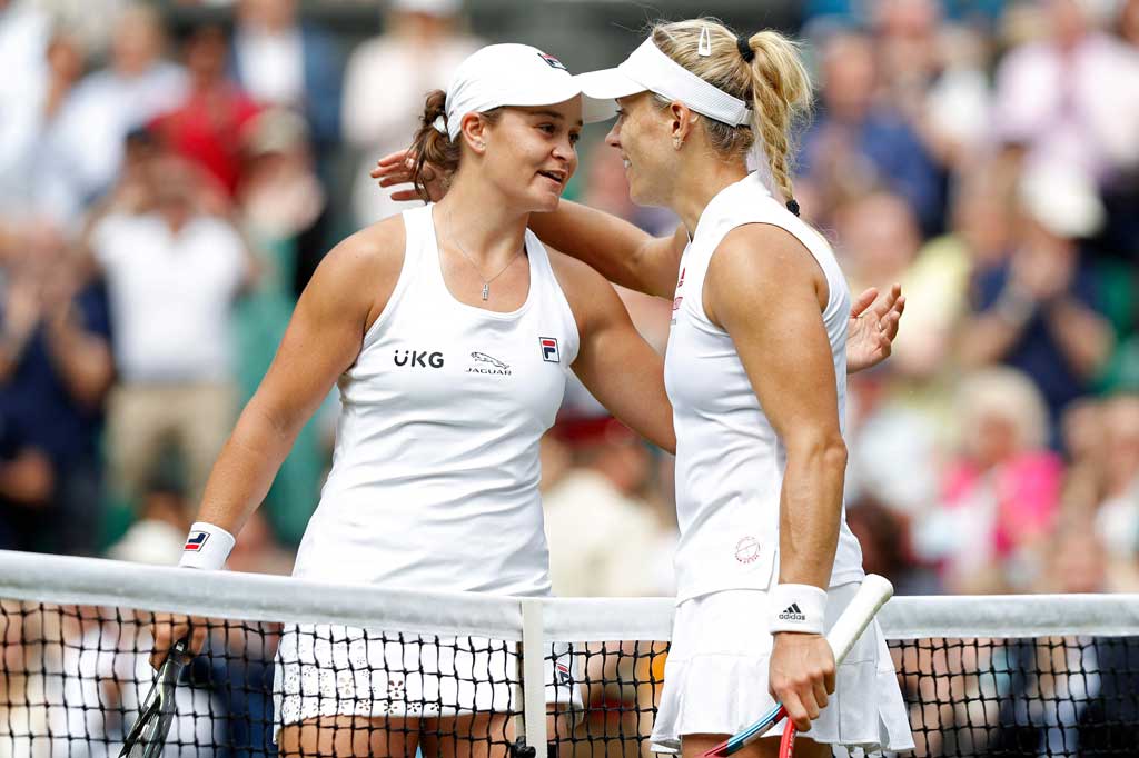 Petenis nomor satu dunia tersebut mencapai partai puncak usai mengalahkan pemenang 2018 Angelique Kerber (Jerman) dengan poin 6-3, 7-6 (7/3).