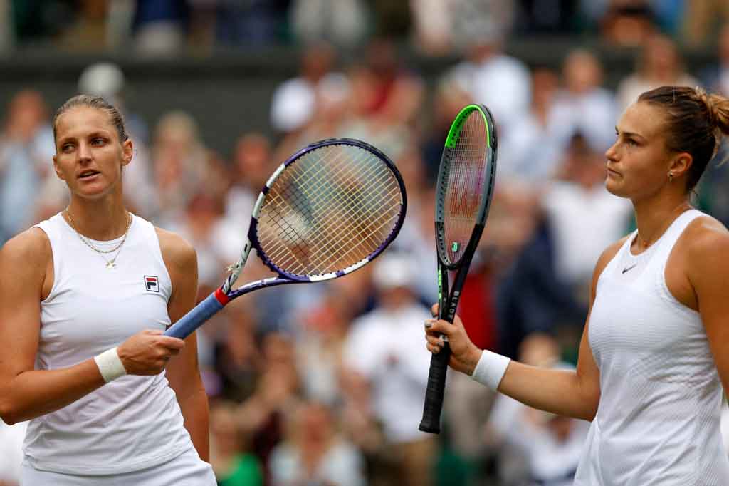 Pliskova belum pernah melampaui putaran keempat di Wimbledon tetapi menunjukkan ketahanan yang luar biasa saat bangkit dari ketinggalan untuk mengalahkan unggulan kedua Aryna Sabalenka dengan skor 5-7, 6-4, 6-4.