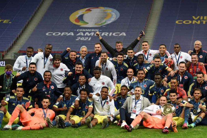 Tekuk Peru 3-2, Kolombia Juara Ketiga Copa America