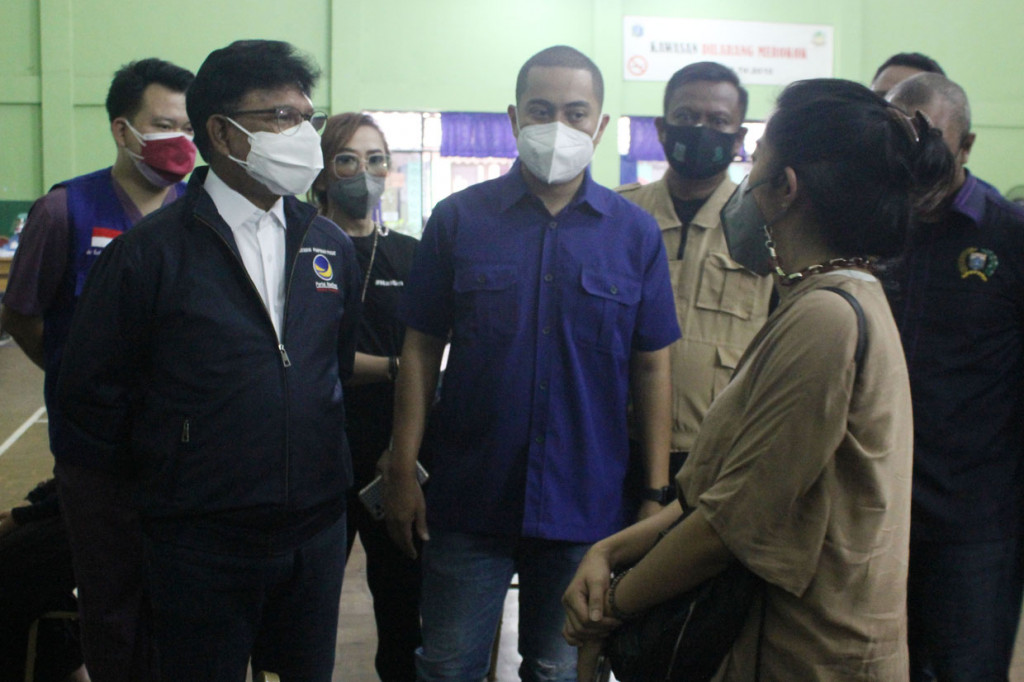 Program vaksinasi massal ini digelar hingga 1 Agustus 2021.