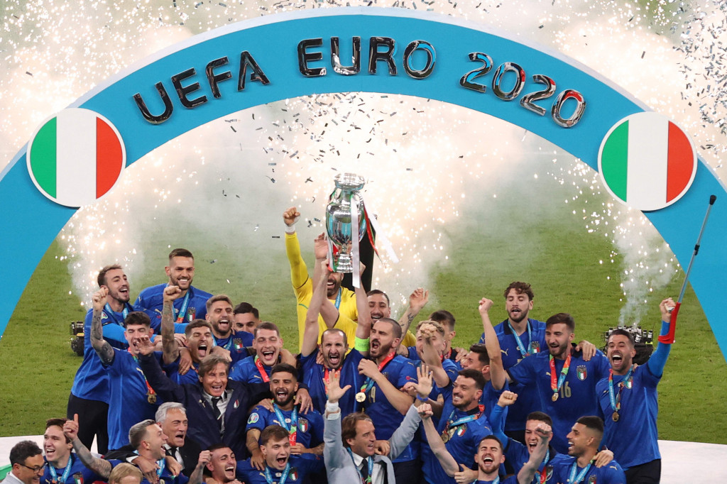 Ini merupakan gelar Piala Eropa pertama bagi Italia sejak 1968. Mereka mengakhiri penantian selama 53 tahun yang diwarnai dua kali kekalahan di laga final.