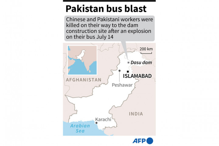 Peristiwa itu terjadi di wilayah terpencil Hazara, Provinsi Khyber-Paktunkhwa, di utara Pakistan, Rabu, 14 Juli 2021.