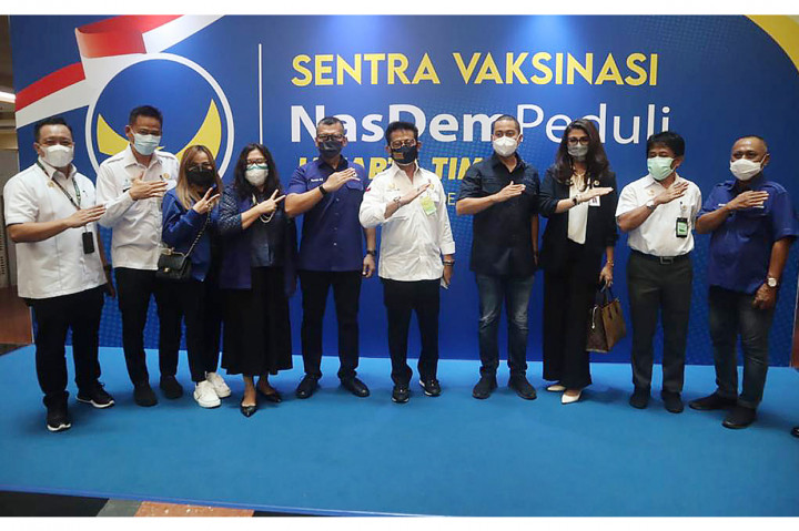 Syahrul dengan tegas mengatakan, kegiatan vaksinasi yang dilakukan NasDem demi membantu pemerintah dan masyarakat, tanpa ada tujuan politik.