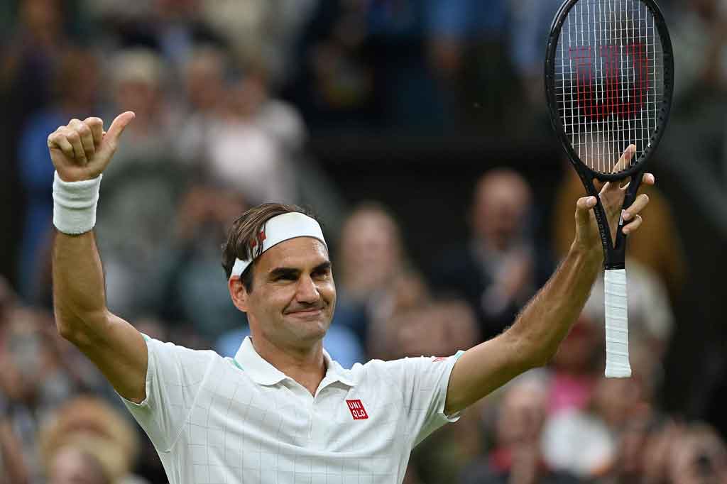 Roger Federer - Federer yang akan memasuki usia 40 tahun menyatakan mundur dari keikutsertaannya di Olimpiade Tokyo akibat cedera lutut yang dialaminya setelah mengikuti beberapa turnamen tenis lapangan rumput.