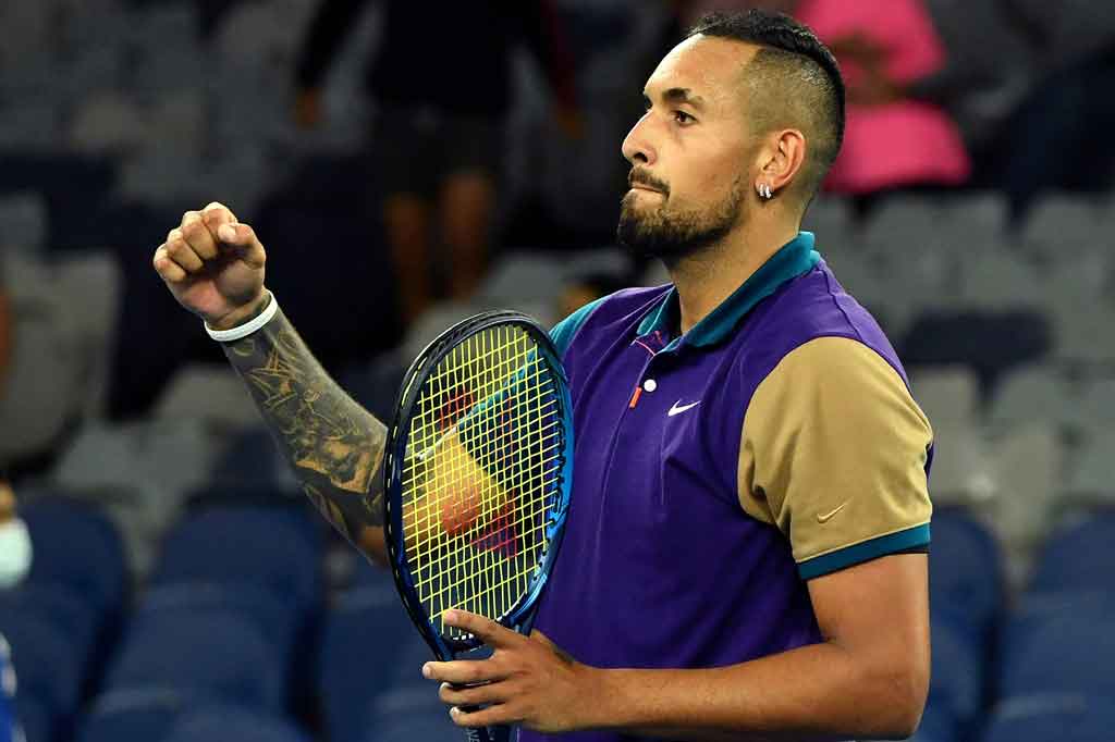 Nick Kyrgios - Petenis Australia Nick Kyrgios menyatakan tidak akan mewakili negaranya di Olimpiade Tokyo jika tidak ada penonton di tribun.