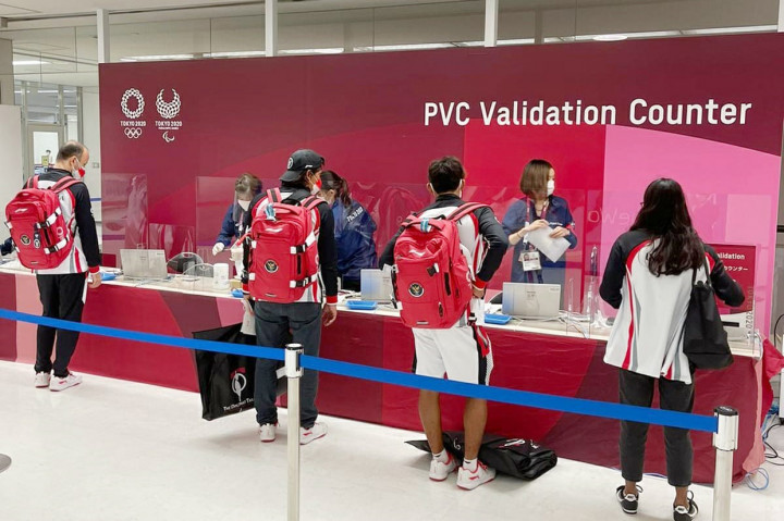 Seluruh Kontingen Indonesia yang berangkat sudah divaksinasi dan telah menjalani karantina dengan protokol kesehatan yang ketat sesuai aturan Tokyo Organising Committee of the Olympic and Paralympic Games (TOCOG).