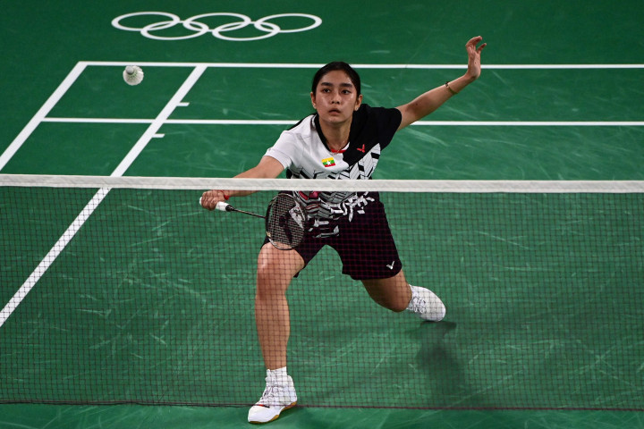 Gregoria menang 21-11 dan 21- 7 dalam pertandingan perdana Grup M yang berlangsung selama 27 menit. 