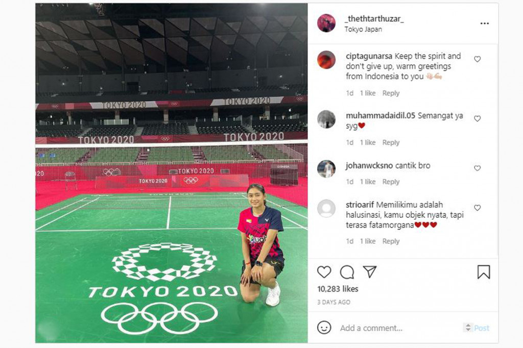 Meski kalah, Thet Htar Thuzar malah banjir pujian. Mendadak, unggahan terakhirnya di Instagram penuh dengan komentar dari netizen Indonesia. 