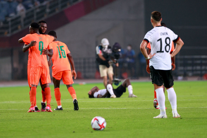 Timnas Jerman di luar dugaan tersingkir pada fase grup cabor sepak bola putra Olimpiade Tokyo 2020.