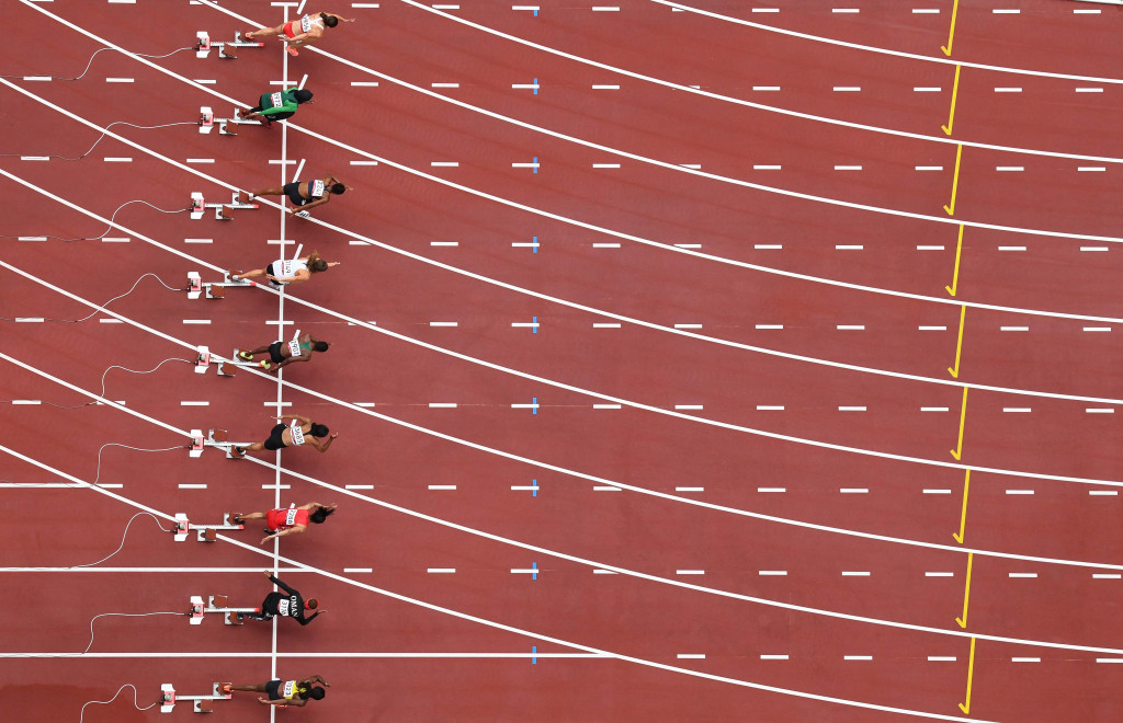 Berseragam merah dan berdiri di lane tujuh, Alvin datang ke Olimpiade Tokyo 2020 dengan memiliki PB (personal best) 11,64 detik. 
