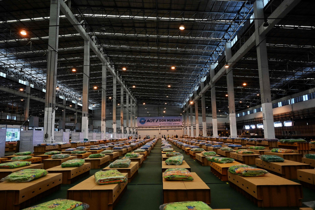 RS darurat ini mampu menampung 1.800 tempat tidur.