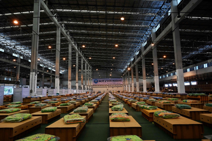 RS darurat ini mampu menampung 1.800 tempat tidur.