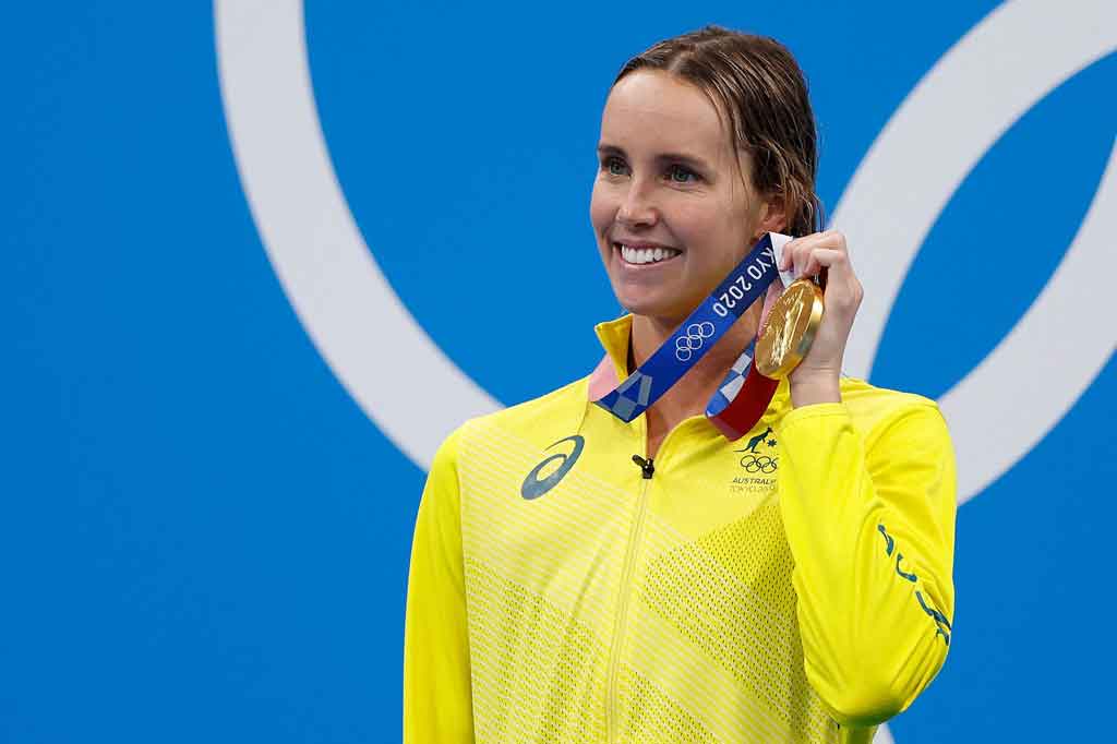 Sementara perenang Australia Emma McKeon juga menyelesaikan sprint ganda dengan kemenangan di 50m putri. 