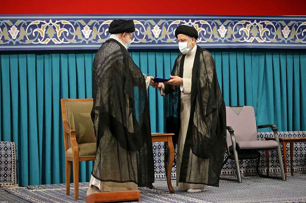 Ebrahim Raisi yang ultrakonservatif dilantik sebagai Presiden Iran pada Selasa, 3 Agustus 2021.
