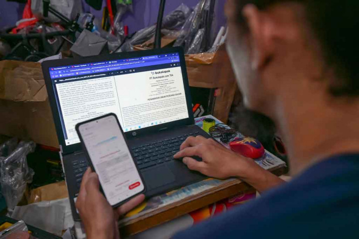 Bukalapak resmi melantai di Bursa Efek Indonesia (BEI) melalui mekanisme penawaran umum perdana saham atau IPO, Jumat, 6 Agustus 2021.