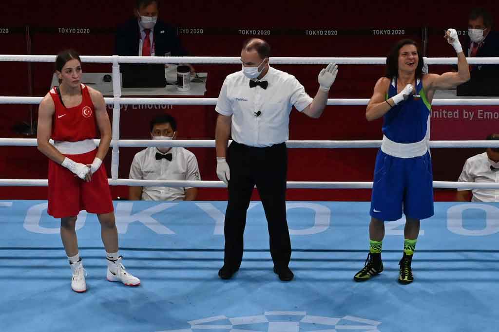 Namun Krasteva berhasil mengatasi perlawanan ketat Buse sekaligus memastikan meraih gelar juara dengan poin bulat. 