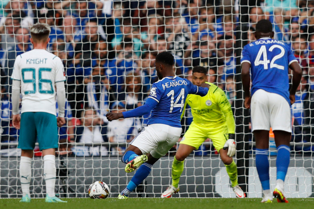 Pemain pengganti Leicester Kelechi Iheanacho tampil sebagai pembeda.