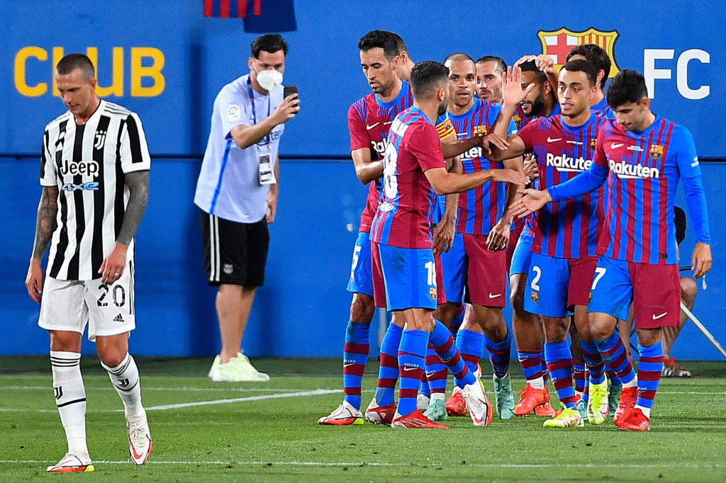 Barcelona mengemas kemenangan 3-0 atas Juventus dalam Joan Gamper Trophy yang berlangsung di Stadion Johan Cruyff, Senin, 9 Agustus 2021, dini hari waktu Indonesia.