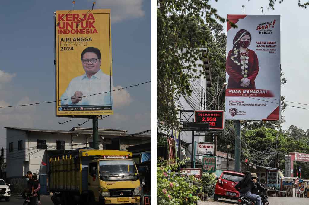 Belakangan ini marak pemasangan baliho beberapa politisi, di antaranya Ketua DPP PDI Perjuangan Puan Maharani dan Ketua Umum Partai Golkar Airlangga Hartarto. Direktur Eksekutif Charta Politika Yunarto Wijaya menyatakan bahwa pemasangan baliho tidak berdampak pada elektabilitas keduanya.