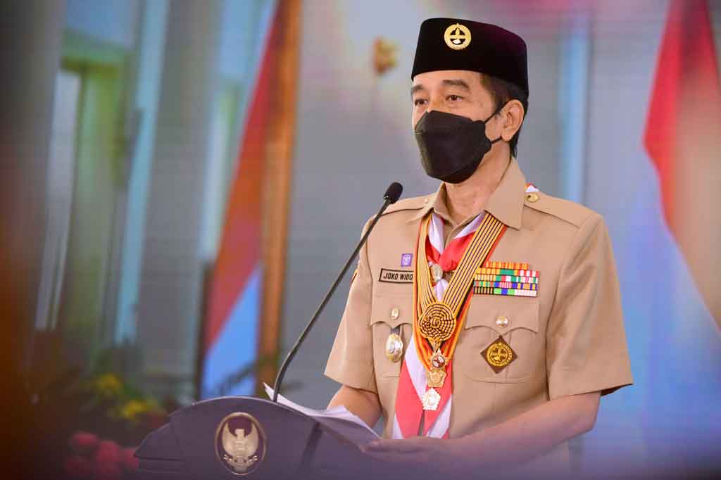 Presiden mengatakan Pramuka Indonesia harus mempelopori kepada masyarakat mengenai kedisplinan memakai masker, menjaga jarak, mencuci tangan, dan menghindari kerumunan. Kedisiplinan dalam penerapan protokol kesehatan menjadi salah satu kunci untuk keluar dari masa pandemi covid-19.
