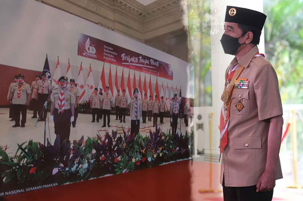 Ia juga menyampaikan terima kasih kepada seluruh pramuka yang telah bahu membahu bersama elemen masyarakat lainnya dalam menangani pandemi covid-19 di Tanah Air. 